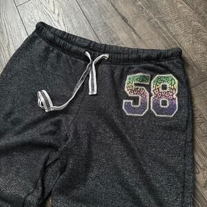 Cute Vintage Y2K Cheetah Leopard Capris Joggers Sweatpants